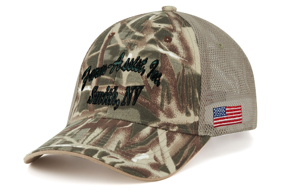 PS217 New Camo-Khaki-Khaki Flex Fit Front View PS sample