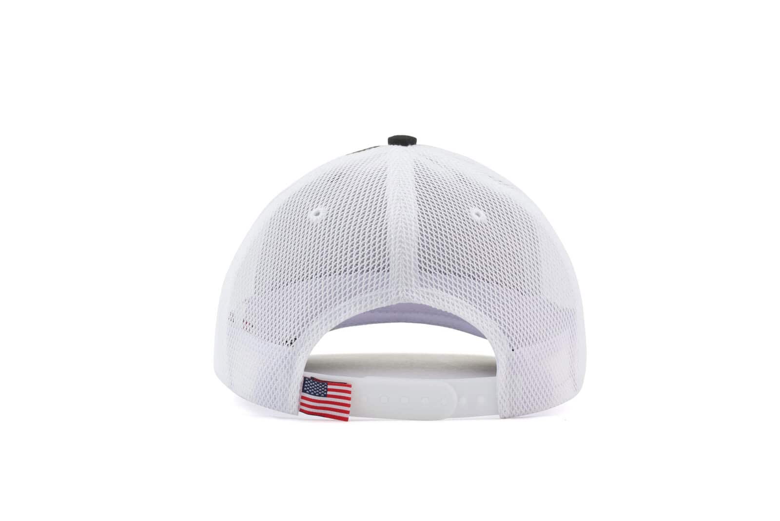 PS411 Black Heather White Back View