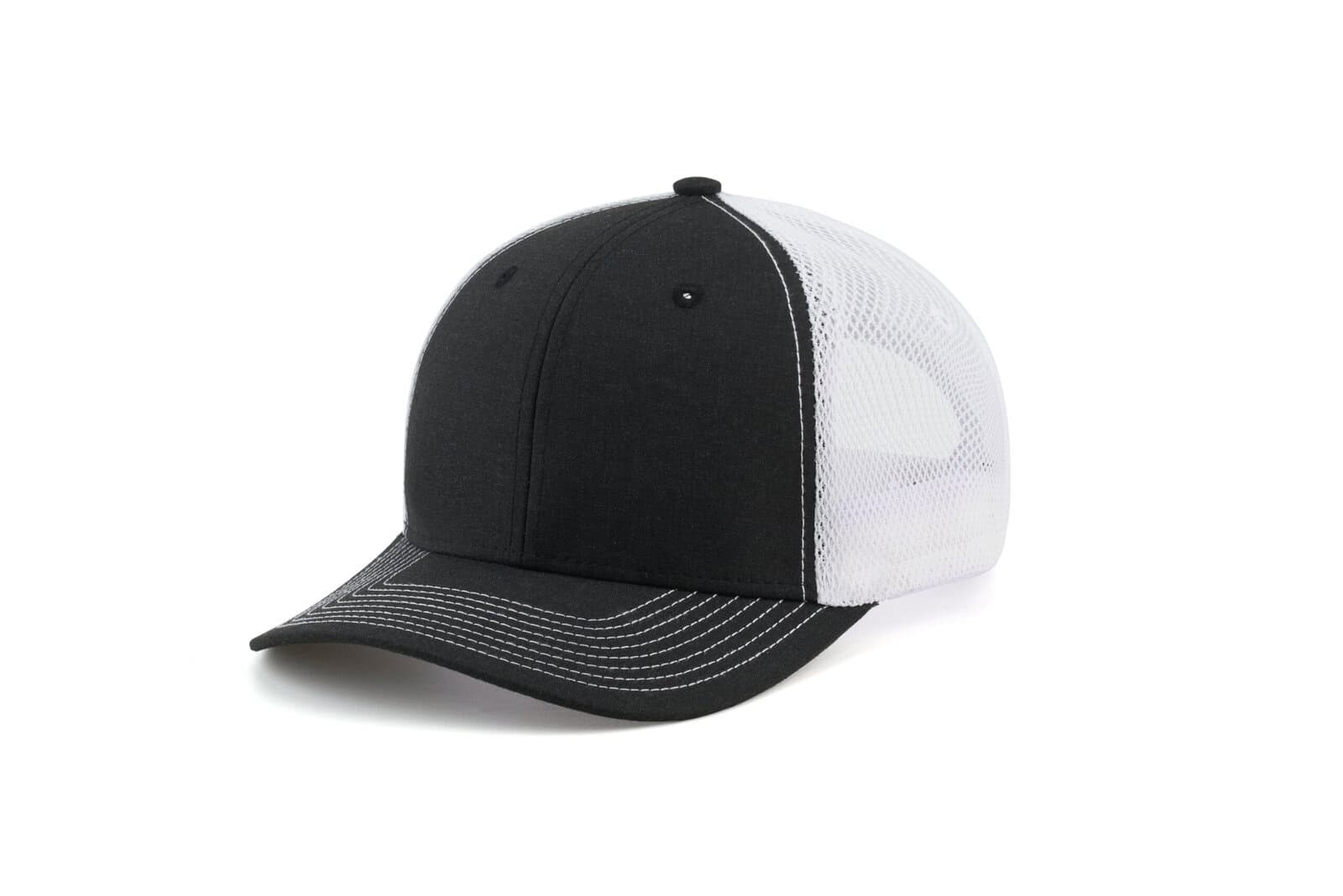 PS411 Black Heather White Front View